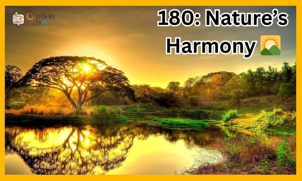 180: Nature’s Harmony 🌄