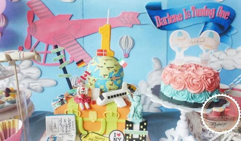 Travel-Themed 25th Birthday