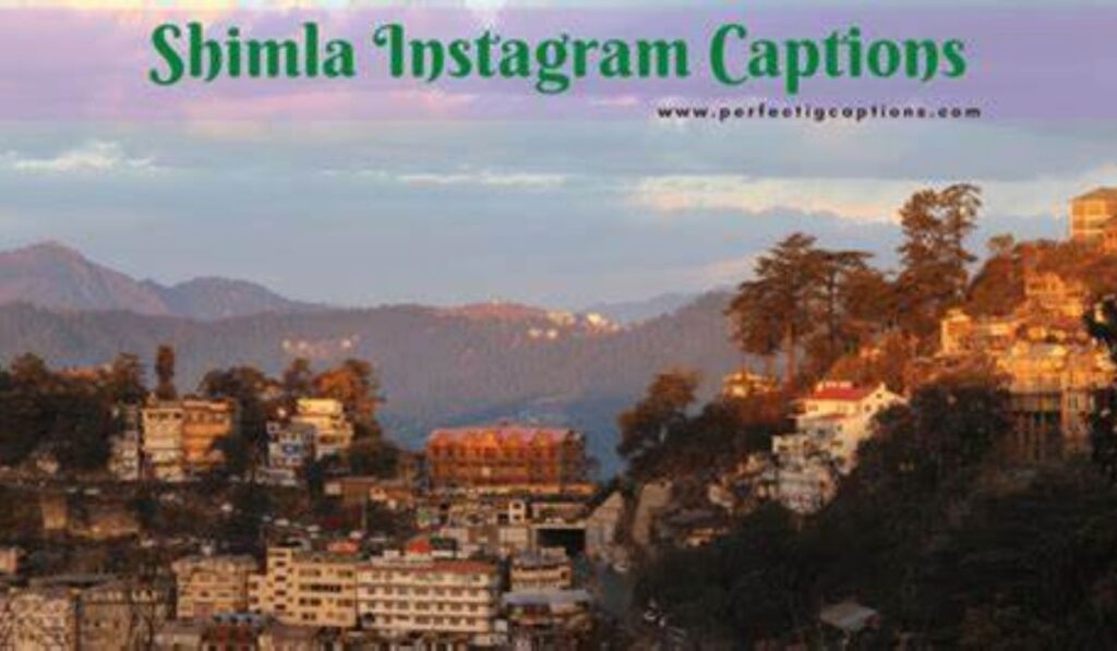 Travel & Adventure Captions Shimla