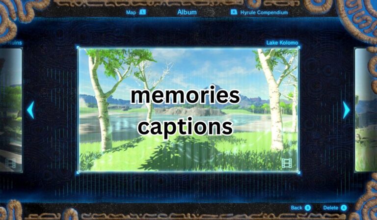 memories captions