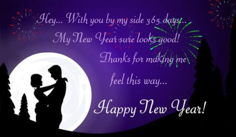 Happy New Year Wishes for Husband